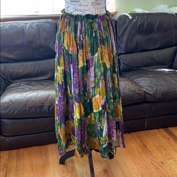 2 for $10 floral draw string broom skirt - Picture 3 of 5